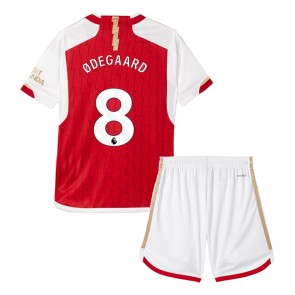 Arsenal Martin Odegaard #8 Domaci Dres za Dječji 2023-24 Kratak Rukavima (+ kratke hlače)